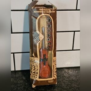 Vintage Screwball Ratchet Nut Driver Screwdriver Metric Standard Sockets‎ USA